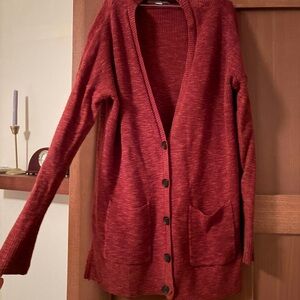 Aeropostale Deep Red Women's Cardigan